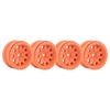 1.9in Wheel Rims RC Beadlock Wheels Rims for Axial SCX10 for Traxxas 1 10 RC Crawler Cars Orange