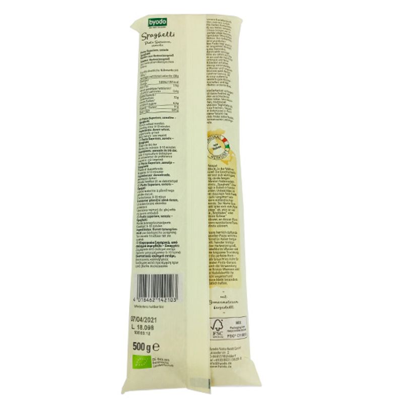 Byodo Spaghetti Classic 500g x 2 packs