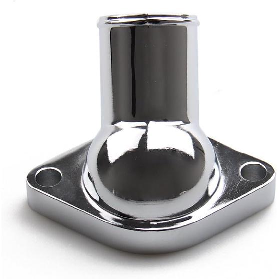 CarBole 50 Degree Chrome Plated 2660 Water Neck Thermostat Housing Fits For Chevy Small Big Block For Chevy (WTN1006)