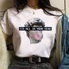 Vaporwave Michelangelo Tshirt Aesthetic T Shirt Women Fashion Harajuku Tshirt Casual Graphic T-shirt Tee Female Tops Tee Clothe