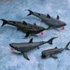 Marine Animal Pvc Model For Kids Educational Toy Shark With Large Mouth And Seaworld Theme