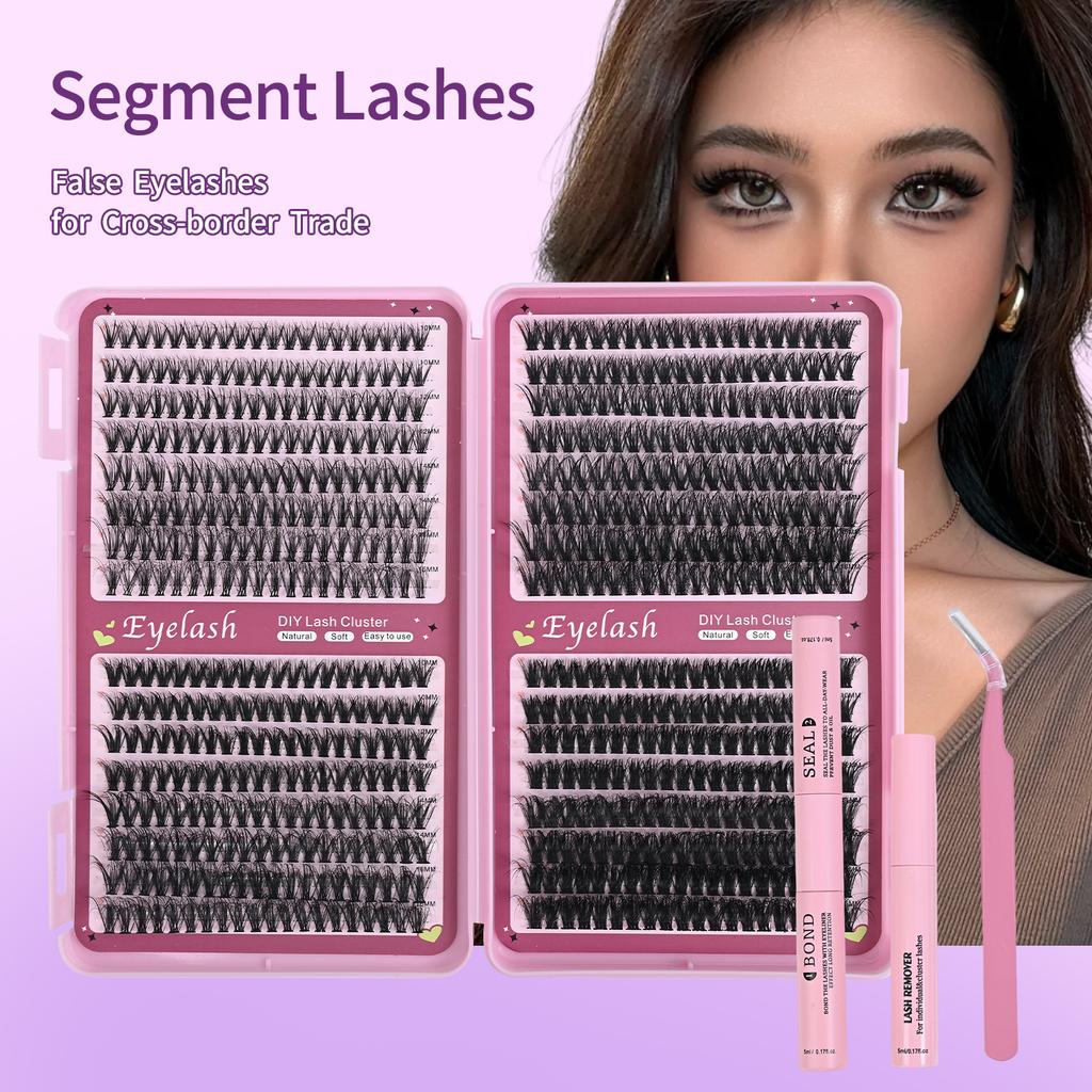 Large Capacity Eyelashes, Single Tuft False Eyelashes, Natural Thick Multi-hair Eyelashes, Self-grafted Eyelashes 2026