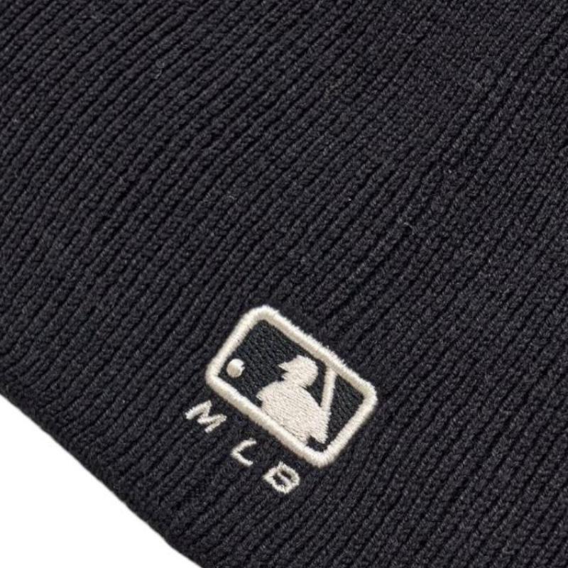 MLB Polyester Acrylic Wool Nylon Beanies Unisex Black Fashion 3ABNB1456-50BKS