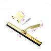 Stainless Steel Shower Squeegee For Doors Cleaner Tool Household Window Mirror Car Glass Hooks Bathroom Brass for Home Cleaning