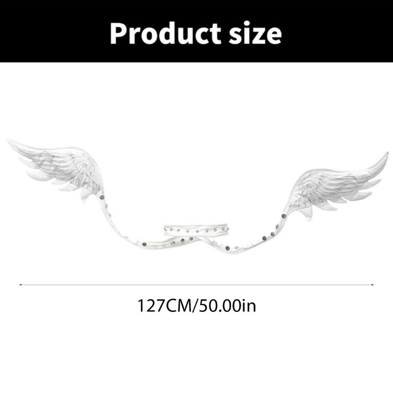 Stylový choker náhrdelník s andělskými a ďábelskými křídly symbolizující dvojí osobnost pro módní jedince, pro běžné nošení