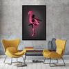 Ballerina Flamingo Canvas Painting Wall Pictures Nursery Canvas Art Print Wall Decor Street Graffiti For Home Living Room No Led