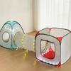 3 Pieces TwoSection Play Tent with Indoor Cloth Tunnel Young Child Playhouse for