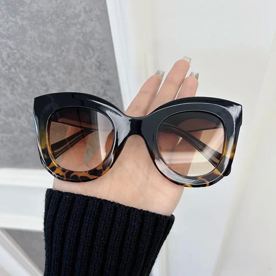 Vintage Duże Oprawki Kocie Oczy Okulary Przeciwsłoneczne damskie Męskie Projektant Okulary Damskie Męskie Klasyczne Lustrzane Soczewki UV400 Okulary Przeciwsłoneczne