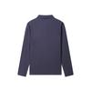 Fila White Simple Comfortable Versatile Polo Shirt Men Tops Deep-Purple F11M633204FDP