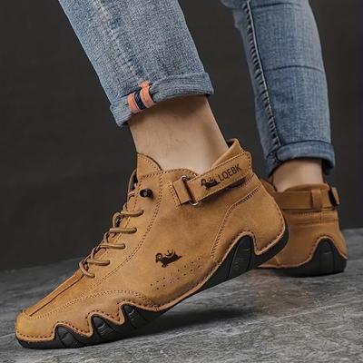 Luxury Men Shoes High Quality Sneakers Brands Fashion Walking Loafers Shoe Comfortable Ankle Boots 2024 New Leather Casual Shoes