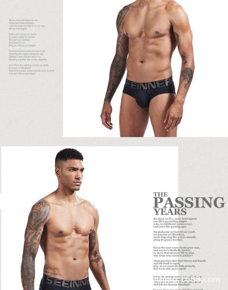 Men's Stylish Cotton Low-Rise U-Pouch Briefs - Comfortable, Trendy & Sexy
