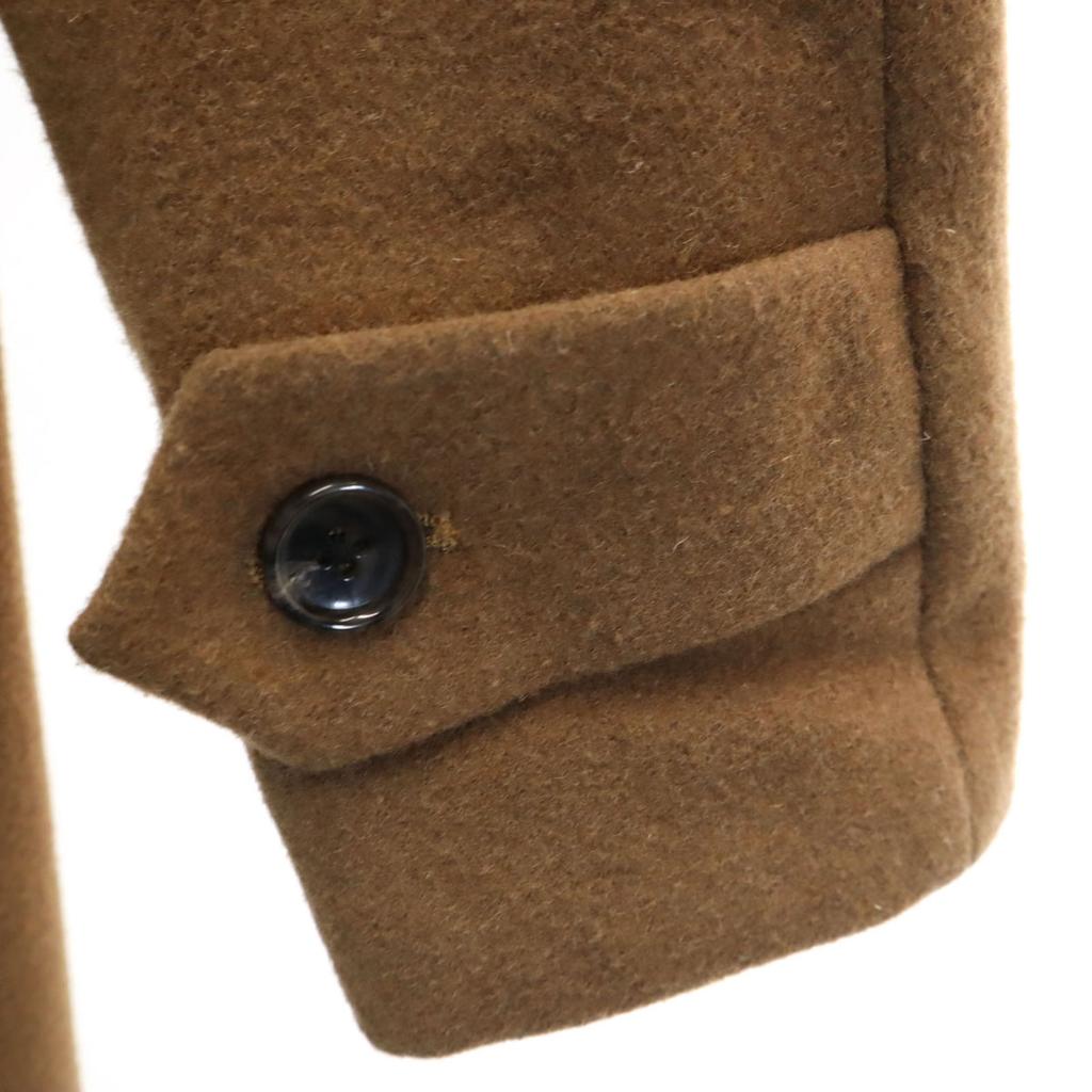 Nano universe Kragenmantel aus Edelstahl M Braun Baumwollfüllung Herren Gebraucht