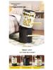 He Mu Cheng Double Layer Cartoon Stainless Steel Trash Can with Foot Pedal - Living Room & Kitchen