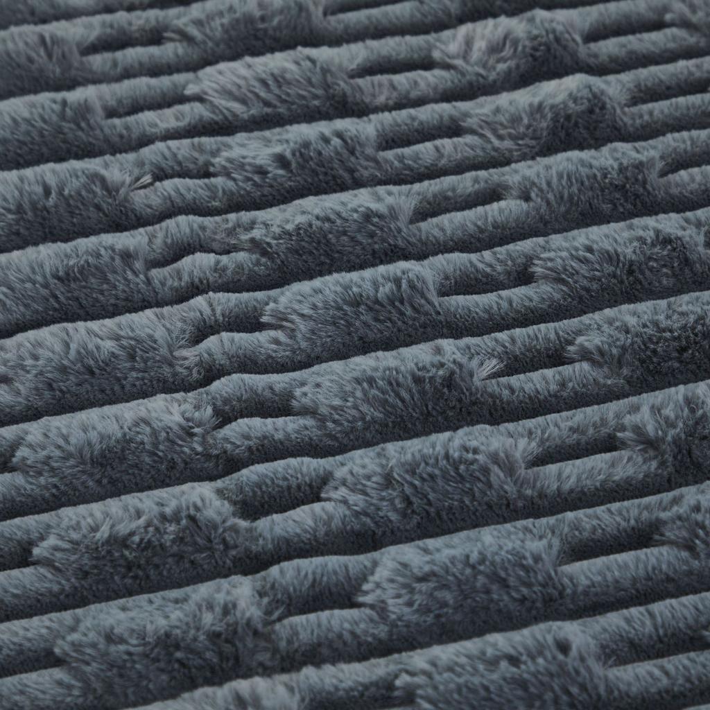 Double Layered Thick Solid Color Warm Blanket