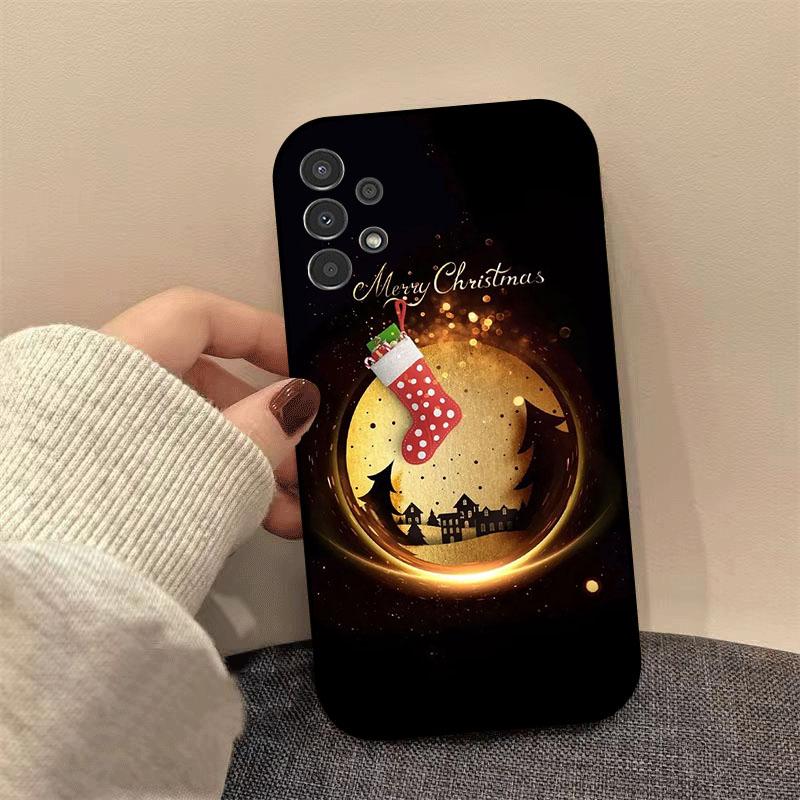 Christmas Phone Case For Samsung Galaxy A22 A32 A52 A13 A23 A33 A53 A14 A24 A34 A54 4G 5G Soft TPU Silicon Protective Case Cover