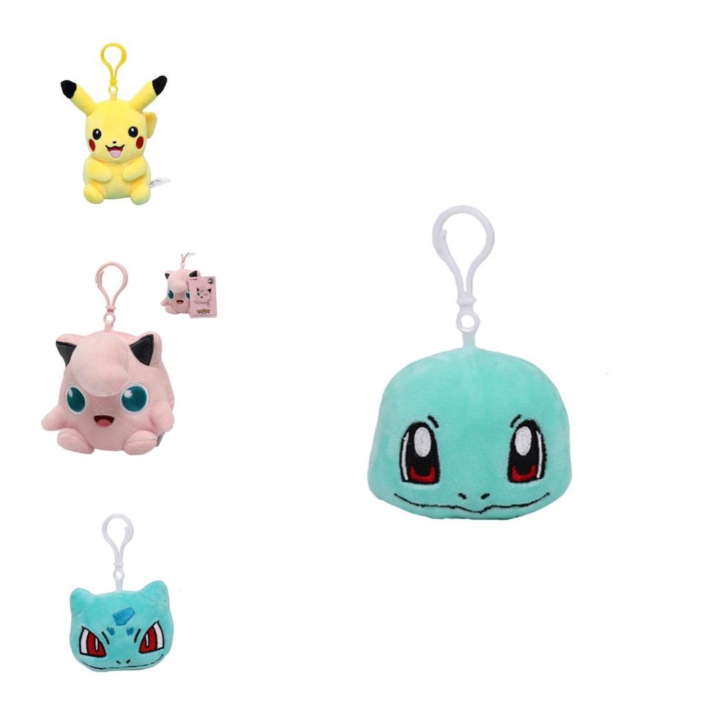 Pingente Chaveiro Pelúcia Fofa Pokémon Pikachu Charmander