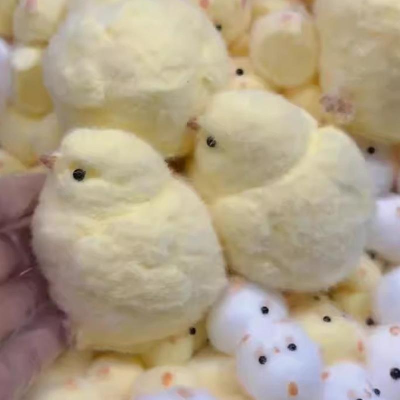 Squeeze Chick Decompression Soft Vent Toy Stretch Novelty Chick Toy for Adult Stress Relief Toy Student Hand Squeeze Toy