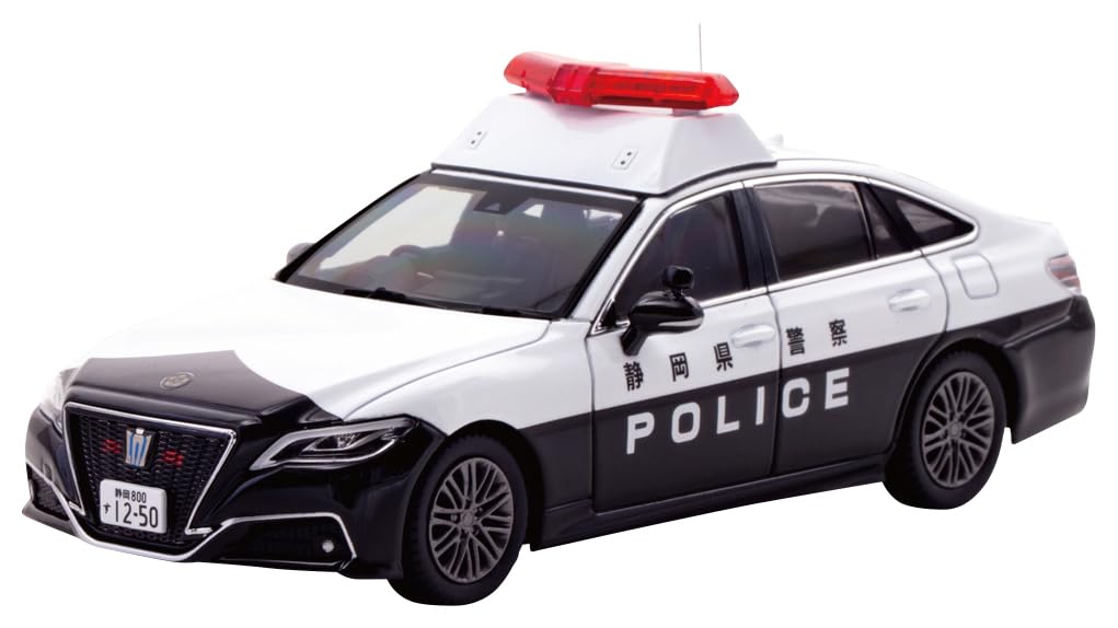 RAI'S 1/43 Scale Toyota Crown Hybrid (AZSH21) 2023 Shizuoka Prefectural Police Regional Patrol Vehicle (Kiyo 1) Finished Model H7432306