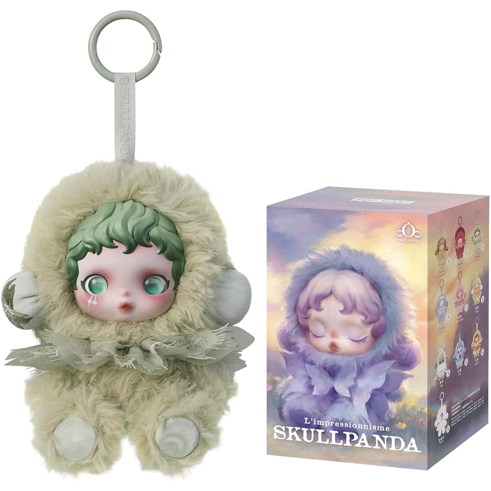 

Pop Mart Skullpanda Импрессионизм Плюшевый Подвеска Ассортиментная Коробка 9 Штук ПВХ Игрушка Фигурка