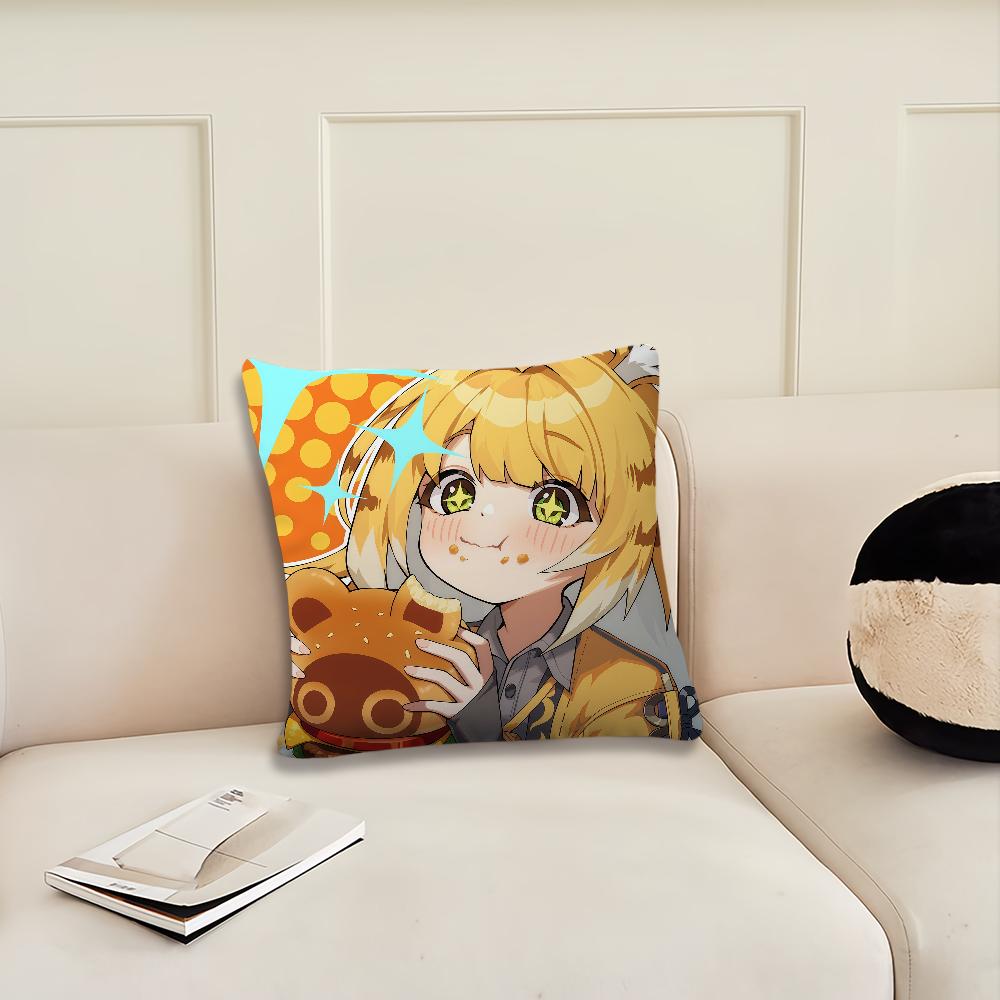 Game Zenless Zone Zero Ju Fufu cushion cover Pillow Cover Decoration Room Home Sofa living Office Car Nordic Simplicity