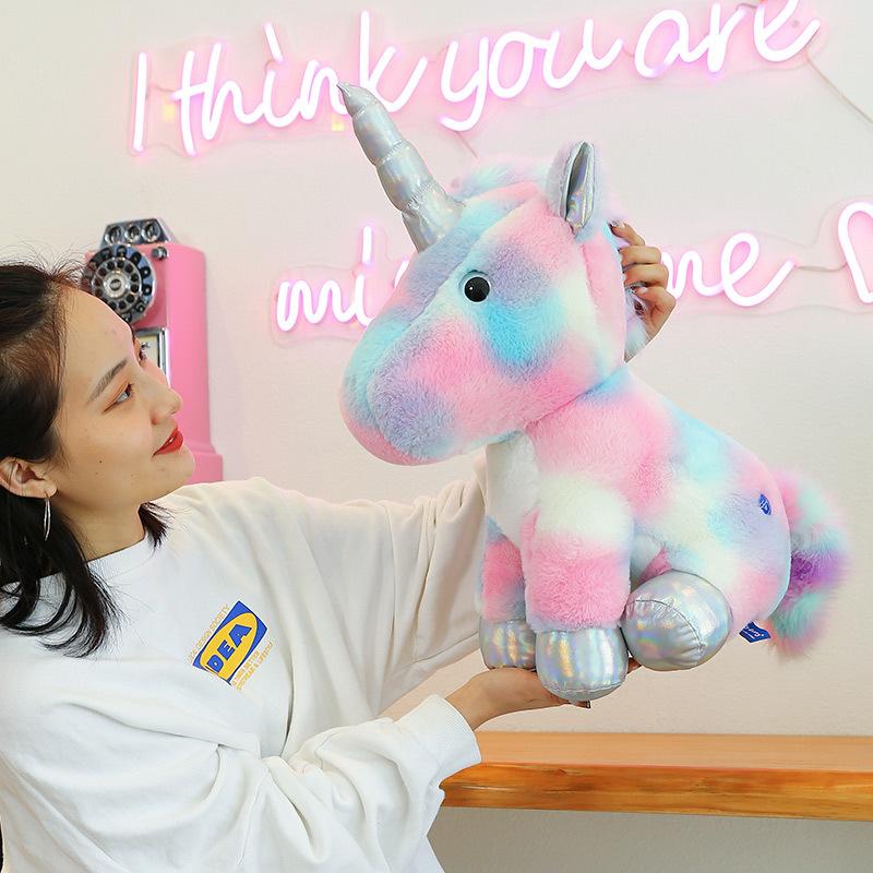 Fantasy Unicorn Doll Plush Toy Ragdoll Pony Doll Birthday Gift