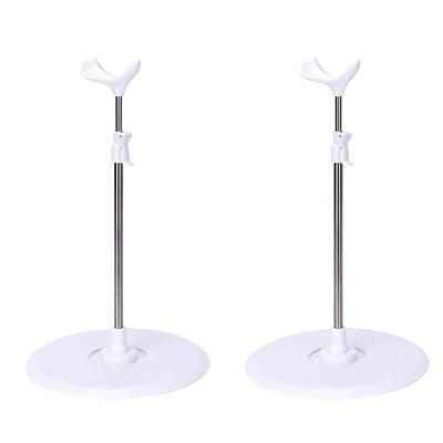 Set of 2 Stainless Steel Doll Stands for BJD and SD Display Accessories 1/3 Dolls, Stands,
