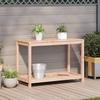 VidaXL Table de Rempotage et Étagère, Table de Plantation avec Rangement, Banc de Rempotage, Table à Plantes Jardin, Bois 832405