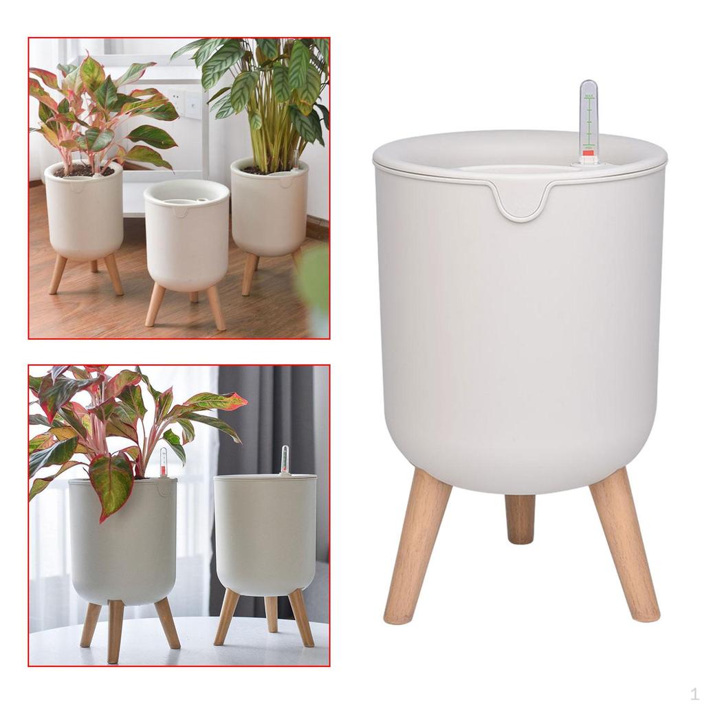 Flower Pot Plant Stand Planters Organizer Gift Decoration Containers Vase for Garden