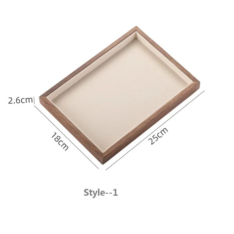 

HeMu-Орех Черный Массив Дерева Коробка для Хранения Ювелирных Изделий, Большая Вместимость, Штабелируемая, Серьги, Ожерелье, Небольшое Украшение