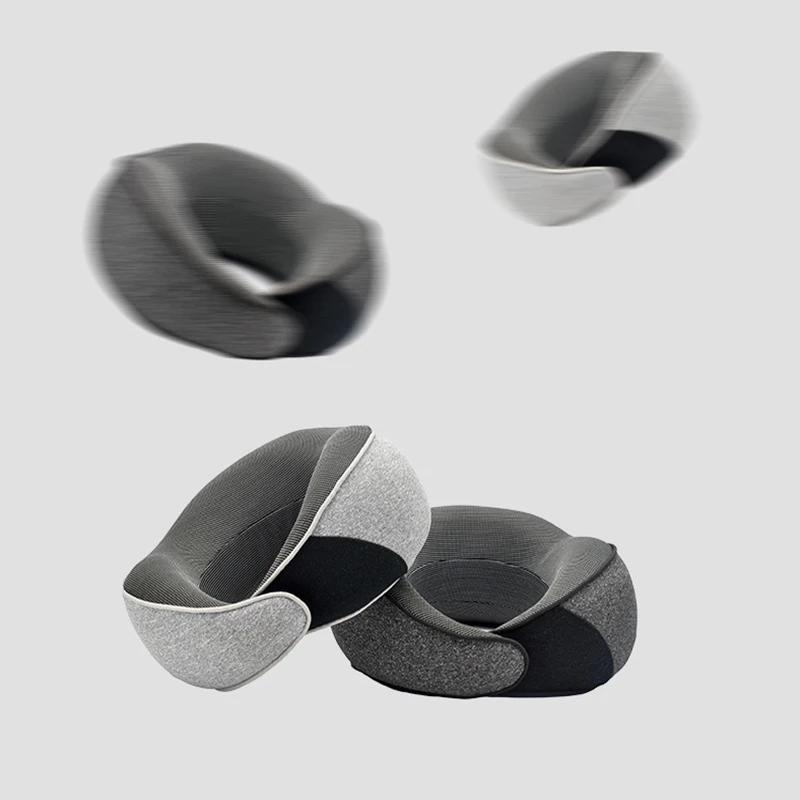 Cuscino da viaggio per il collo Cuscino da viaggio per il collo Cuscino da viaggio durevole a forma di U Cuscino per aereo indeformabile