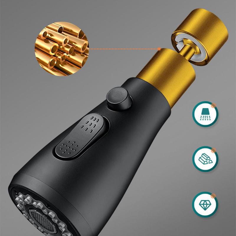 Universal 360° Rotate Kitchen Faucet Extender Aerator Plastic Splash Filter Kitchen Washbasin Faucet Bubbler Nozzle