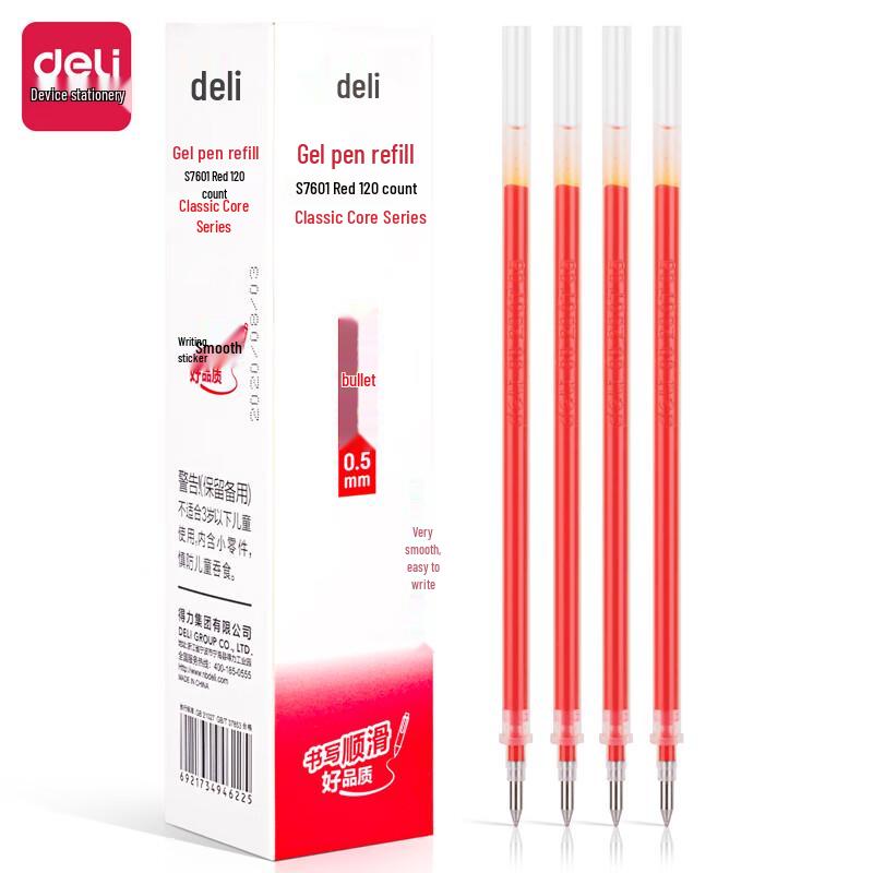 Deli S760 Bullet Tip Gel Pen Refill