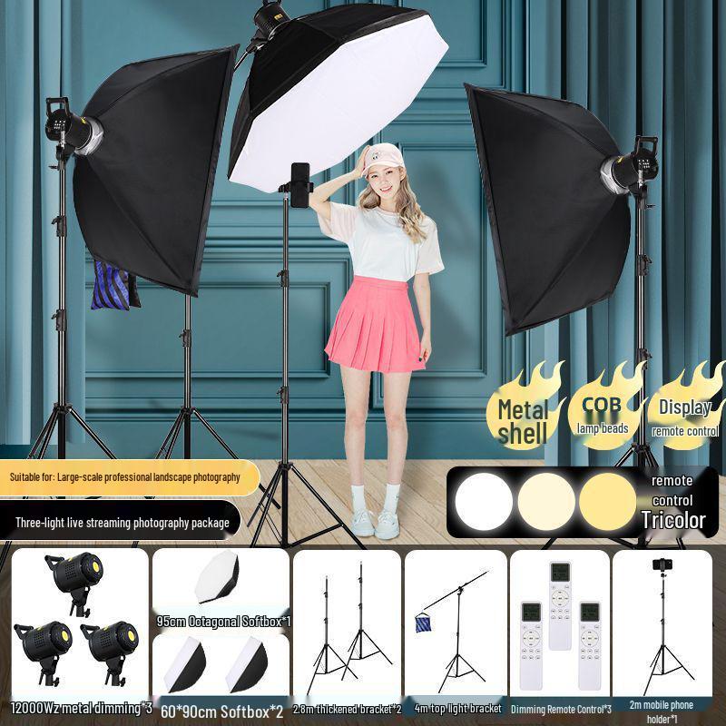 Zheyu Bright Spherical Fill Light for Indoor Live Streaming and Photography