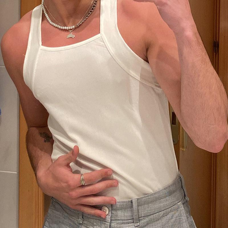 

Мужские повседневные жилеты, майки с круглым вырезом без рукавов, однотонные, облегающие, для спортзала, уличная мужская роскошная одежда