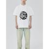 T-shirt Nera con Grafica di Toro e Teschio Stampa "Ricorda Chi Sei" per Abbigliamento Casual