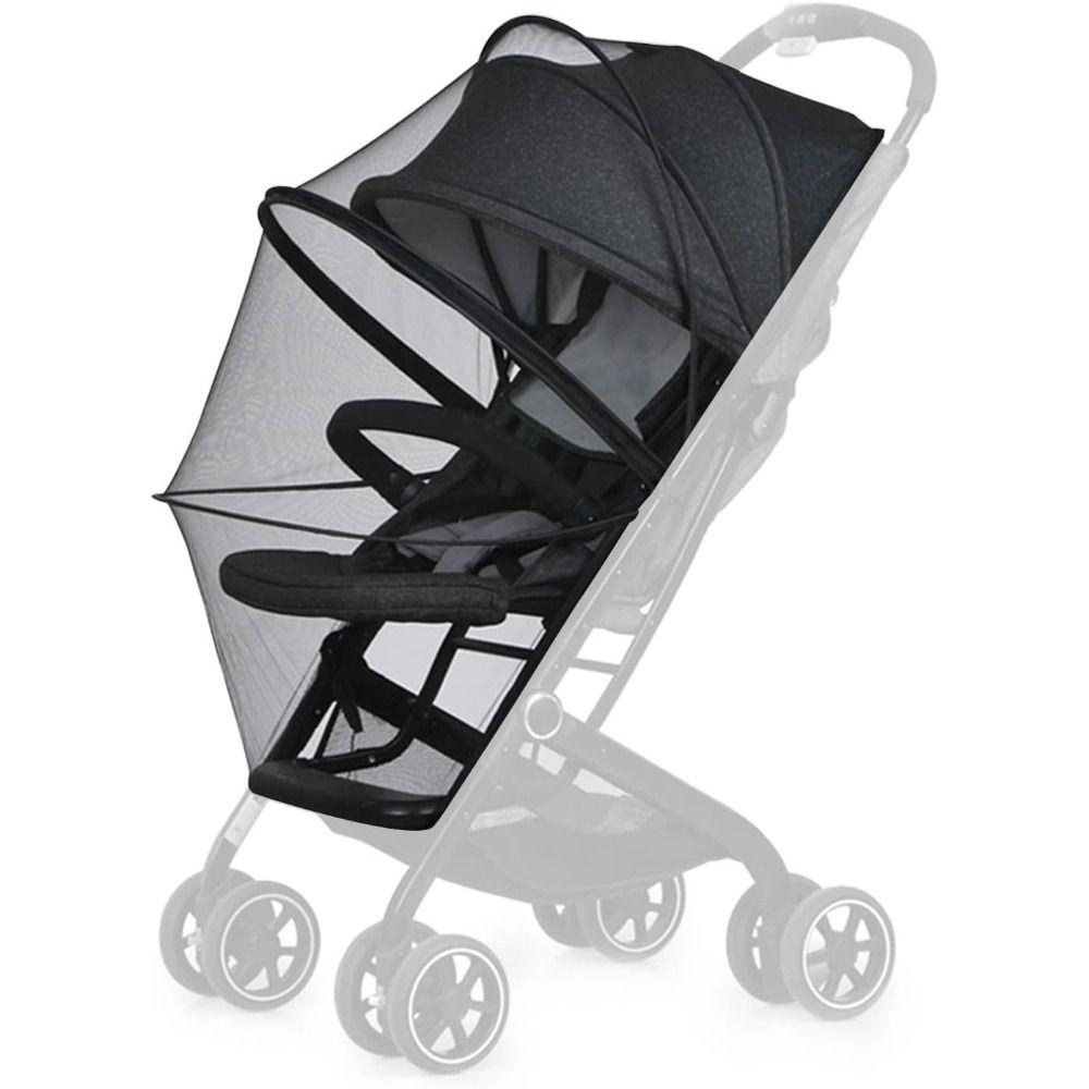 Full Coverage Baby Stroller Mosquito Net with Zipper Baby Bug Cover  Accessories