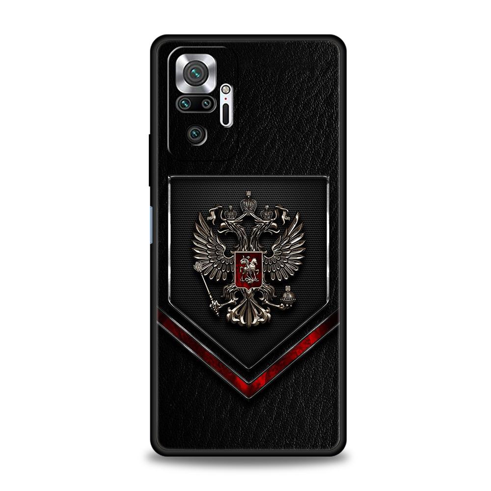 Russia Russian Flags Phone Case Cover for Redmi 13C 10C Note 13 12 10 11 Pro Plus 7 8T K40 K50 Gaming Pro Plus 5G Soft Shell Bag