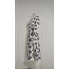 Printed Square Neck A-line Dress Women's Temperament Sexy Backless Slit Tied Dress Spring 2025