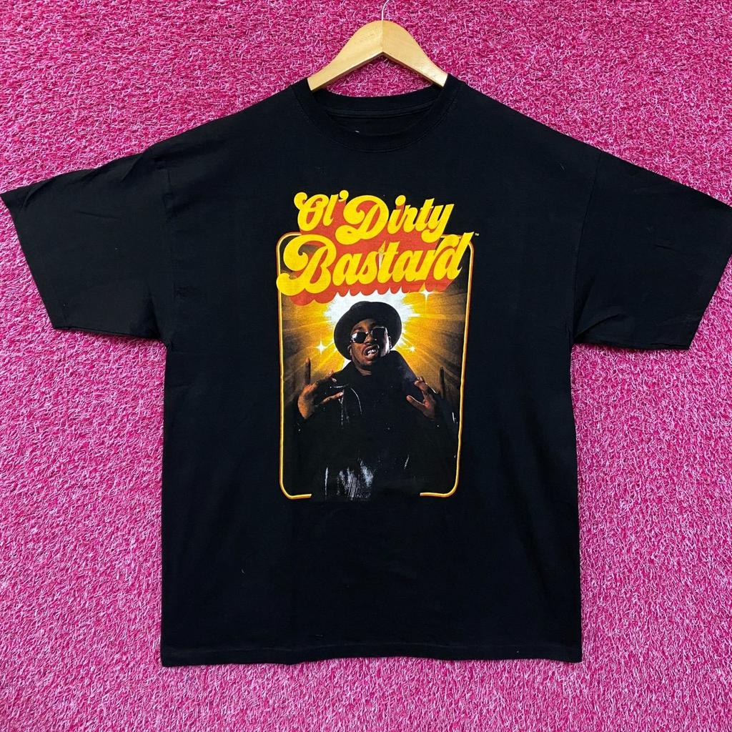 Ol Dirty Bastard Retro Portrait 100% Cotton T-shirt Mens Tees Top