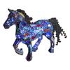 Horse Figurine Night Light Colorful Acrylic Flying Horse Statue Desk Lamp Home Office Bedroom Bedside Decorative LED Pony Table Lamp