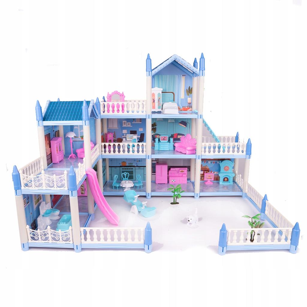 [PACZB][5] Large dollhouse Villa for children + furniture U894