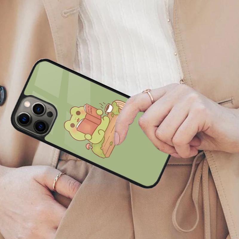Cute Frog Magnetic Phone Case For APPLE iPhone 17 Air 16 14 13 12 Pro Max 15 Plus Wireless Charge With MagSafe Cover