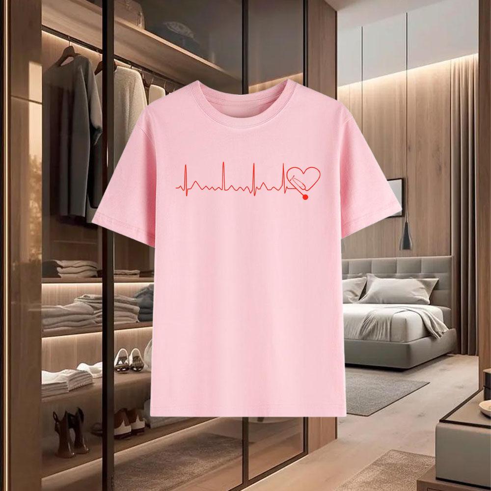 Men's T-Shirts for Summer Made of 100% Cotton With a Casual and Simple Style Fashionable Versatile Handle Various Occasions