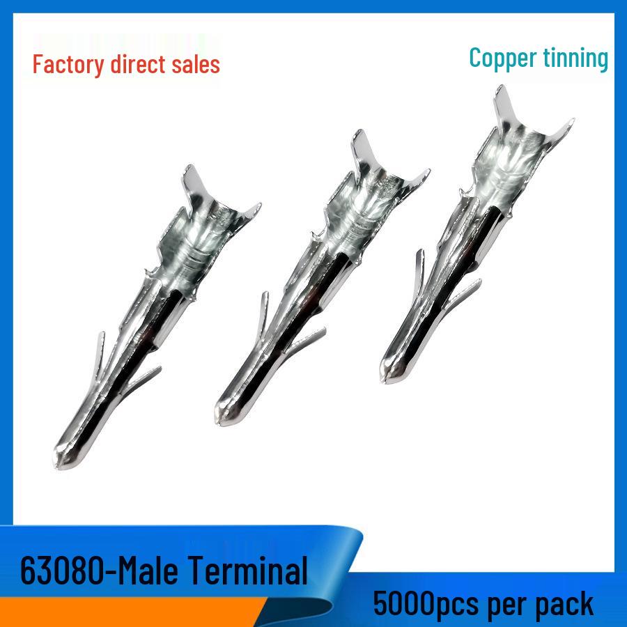 

Термінали роз ємів 6,3 мм 63080-T Мама та Тато, Насипна упаковка, 5 тис./Мішок 63080 male terminals 5K/bag