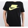 Nike Sportswear Logo Print Short Sleeve T-Shirt Men Tops Black Yellow CK2227-013