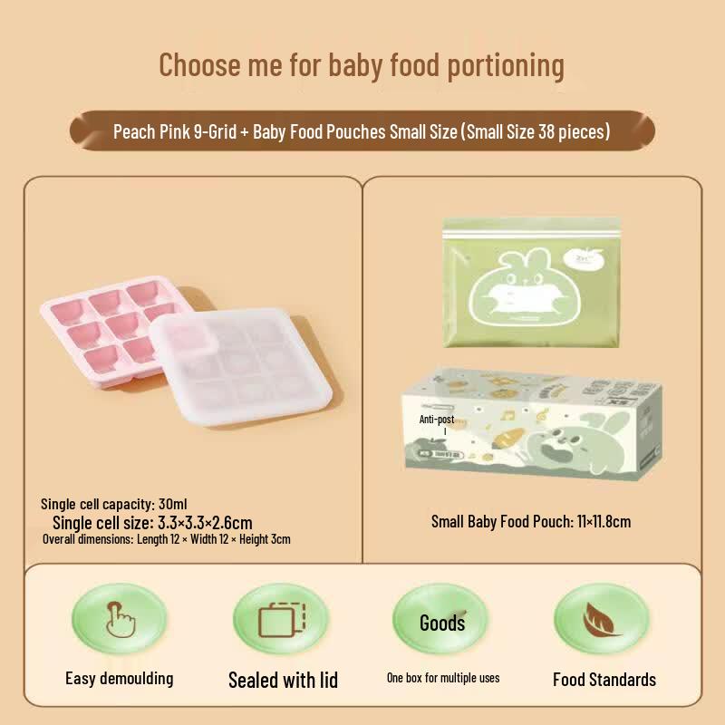 Silicone Baby Food Freezer Tray