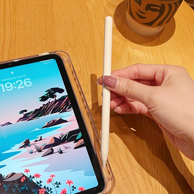 For iPad Clear Case Mini 7 2024 A17 Pro Transparent Case for iPad Mini 6 2021 8.3 Inch 2021 Single Back Case With Pencil Slot
