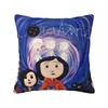 Coraline Tim Burton Pillow Case the Secret Door Fantasy Cushion Cover Custom Zipper Decor Pillowcase for Sofa 18