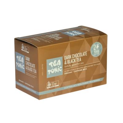 Tea Tonic Cioccolato Fondente Biologico e Tè Nero x 20 Bustine di Tè