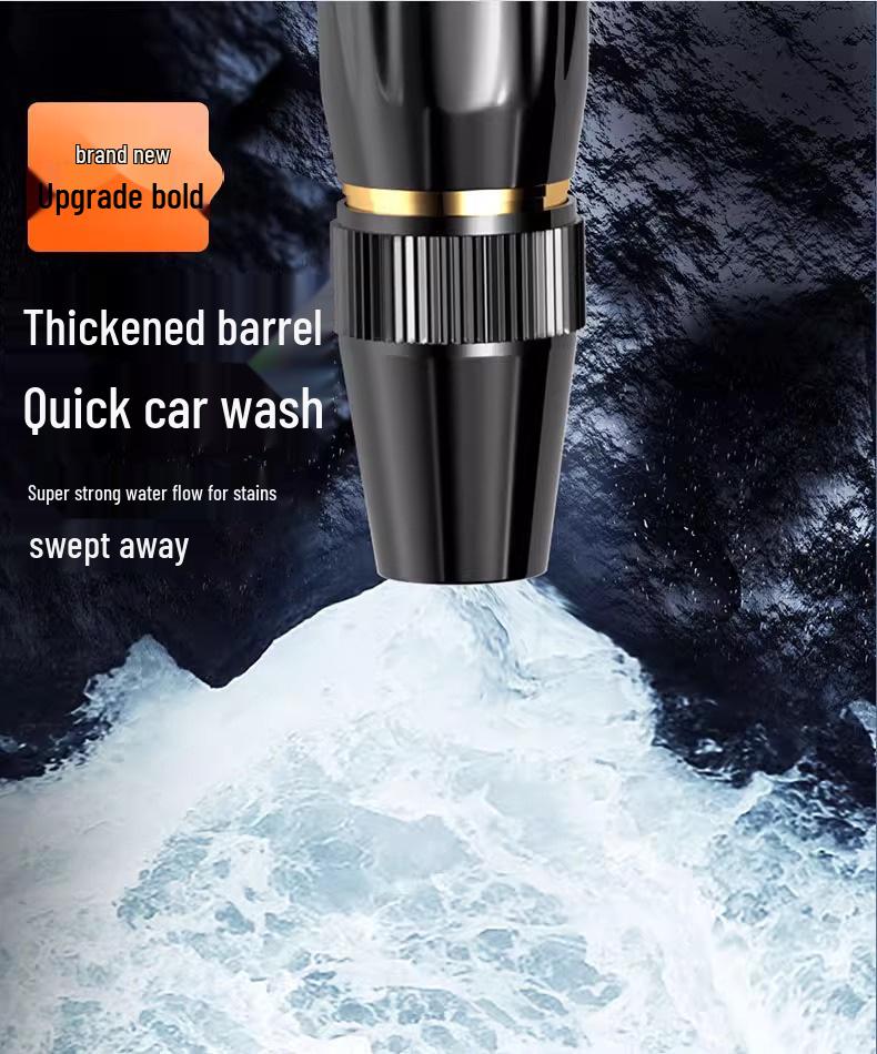 High-Pressure Water Gun for Car Wash & Yard Cleaning - Powerful Nozzle